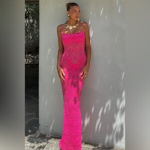 NWT WHITE FOX BOUTIQUE Sweet Intentions Maxi Dress Pink 💕